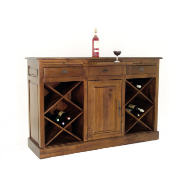 Cabinet with drawers & wine...