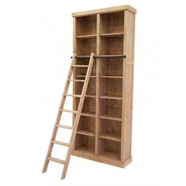 Bookshelf with ladder